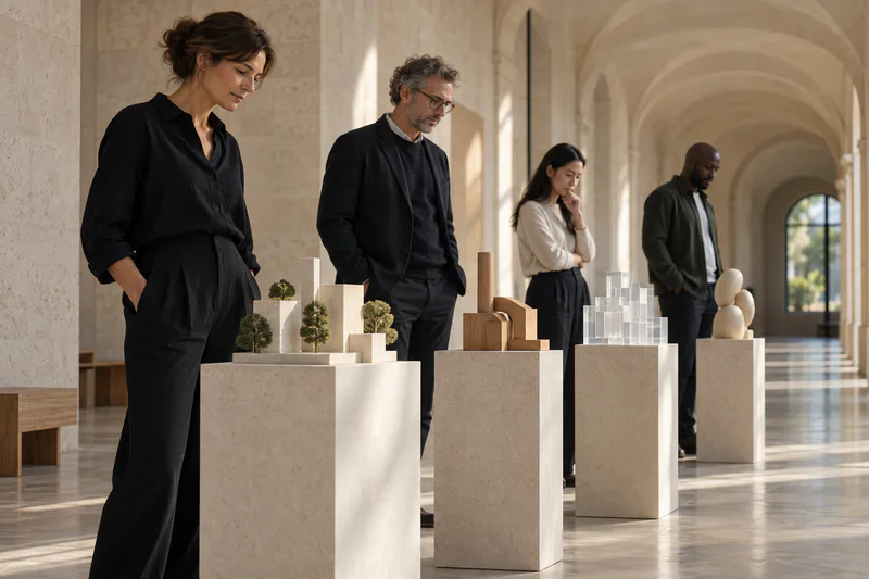 Quatre responsables explorent des cas d’usage autour de maquettes abstraites distinctes.